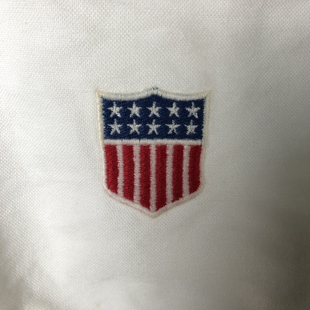 Ralph Lauren long sleeve button down shirt, men's XL size cotton white type Vintage Second Hand
