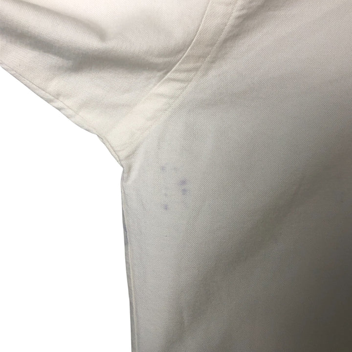 Ralph Lauren long sleeve button down shirt, men's XL size cotton white type Vintage Second Hand