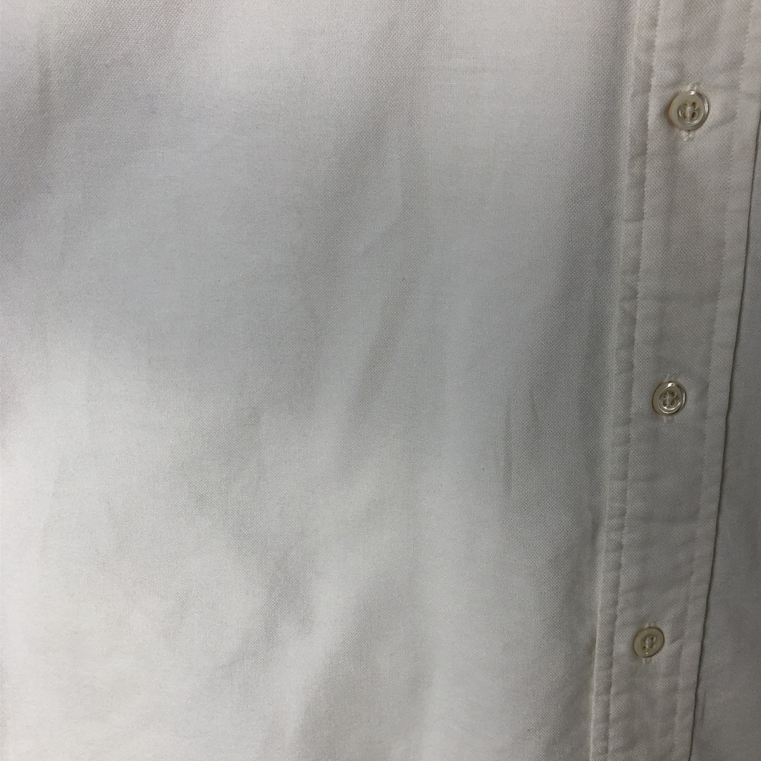 Ralph Lauren long sleeve button down shirt, men's XL size cotton white type Vintage Second Hand