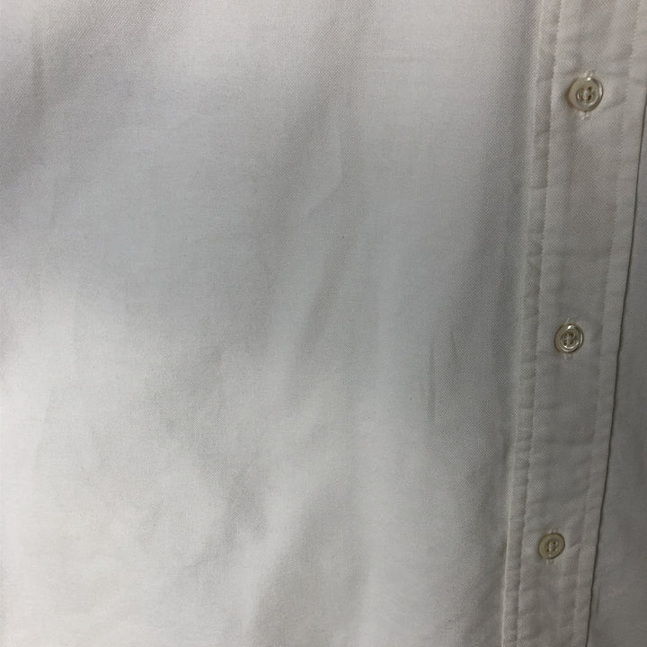 Ralph Lauren long sleeve button down shirt, men's XL size cotton white type Vintage Second Hand