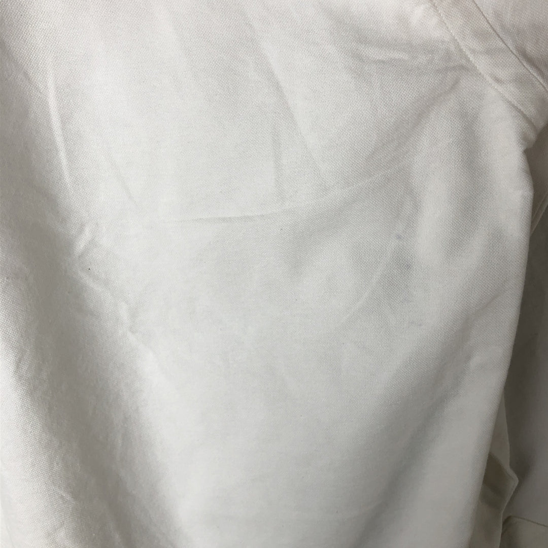 Ralph Lauren long sleeve button down shirt, men's XL size cotton white type Vintage Second Hand