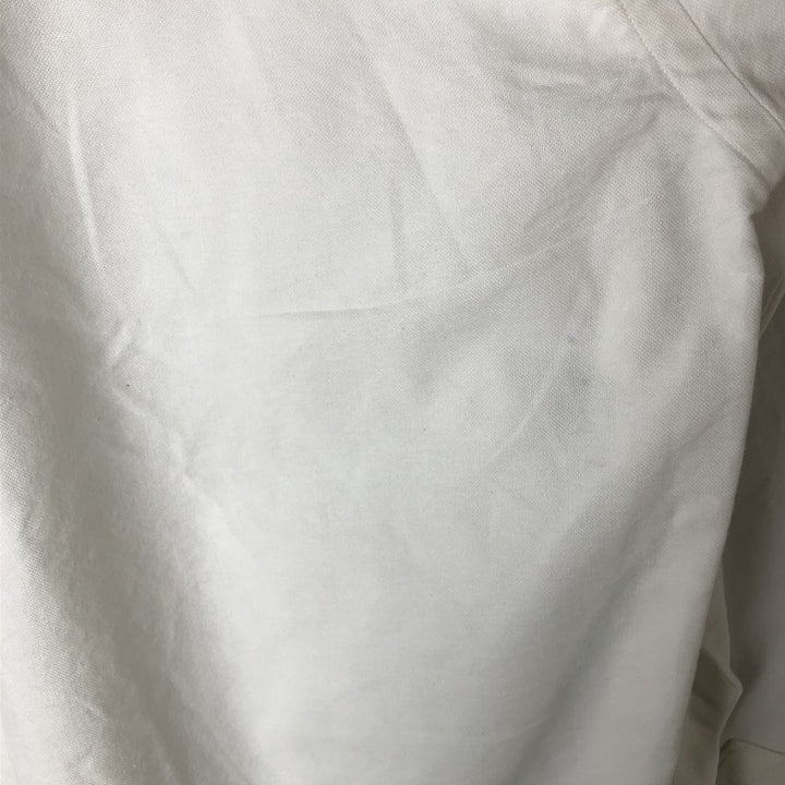 Ralph Lauren long sleeve button down shirt, men's XL size cotton white type Vintage Second Hand
