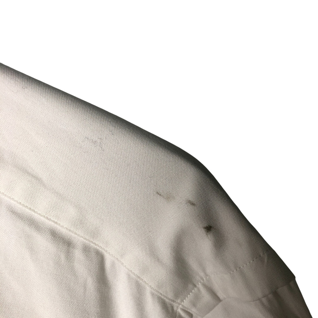 Ralph Lauren YARMOUTH long sleeve button down shirt, men's size M cotton white type Vintage Second Hand
