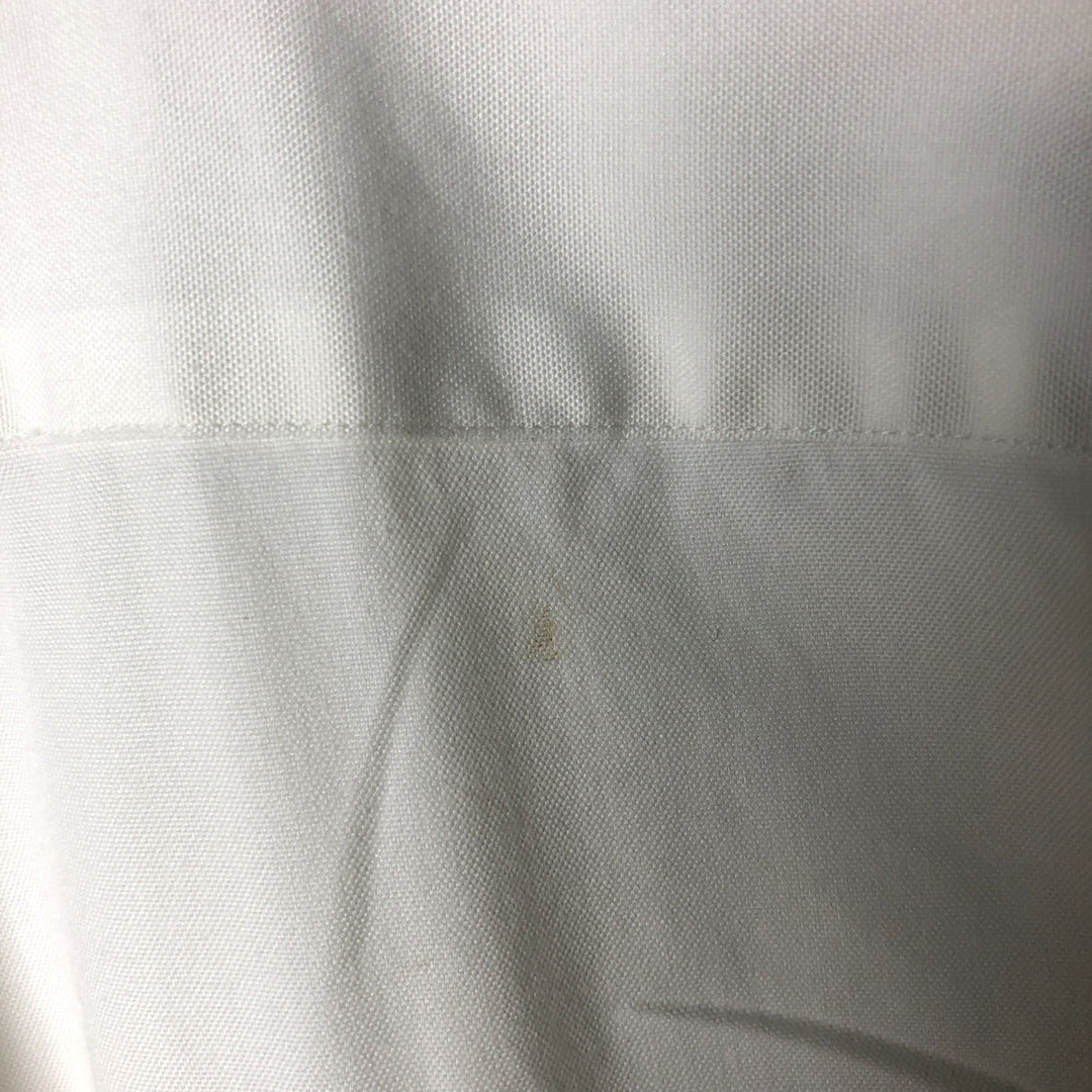 Ralph Lauren YARMOUTH long sleeve button down shirt, men's size M cotton white type Vintage Second Hand