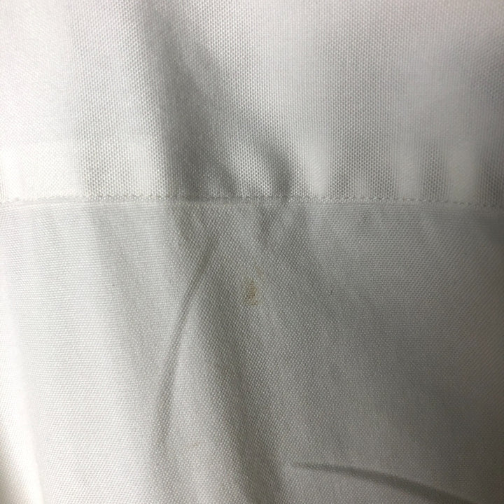 Ralph Lauren YARMOUTH long sleeve button down shirt, men's size M cotton white type Vintage Second Hand