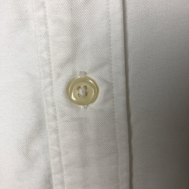 Ralph Lauren YARMOUTH long sleeve button down shirt, men's XL size cotton white type Vintage Second Hand