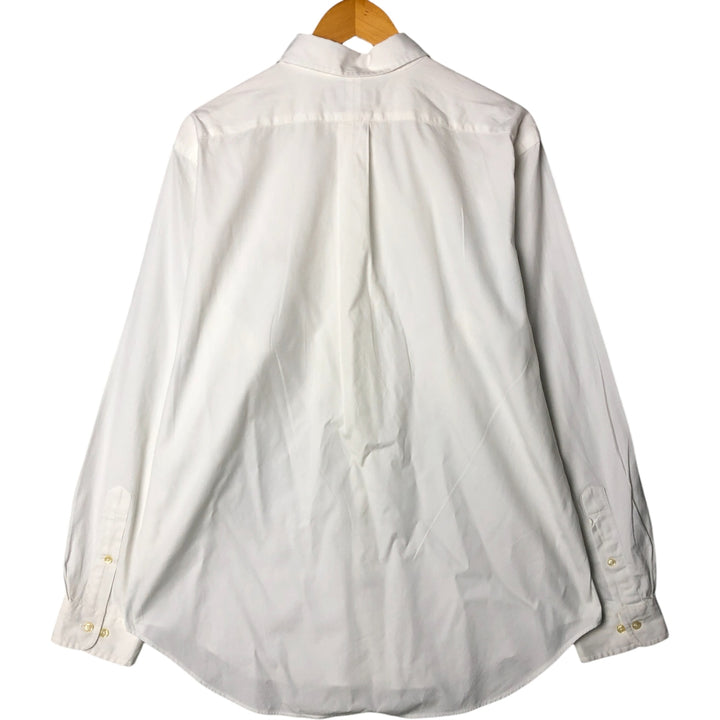 Ralph Lauren Classic Fit Long Sleeve Button Down Shirt, Men's Size L cotton white type Vintage Second Hand