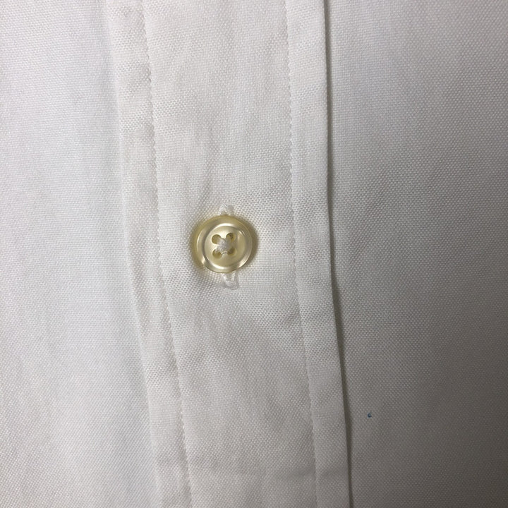 Ralph Lauren Classic Fit Long Sleeve Button Down Shirt, Men's Size L cotton white type Vintage Second Hand