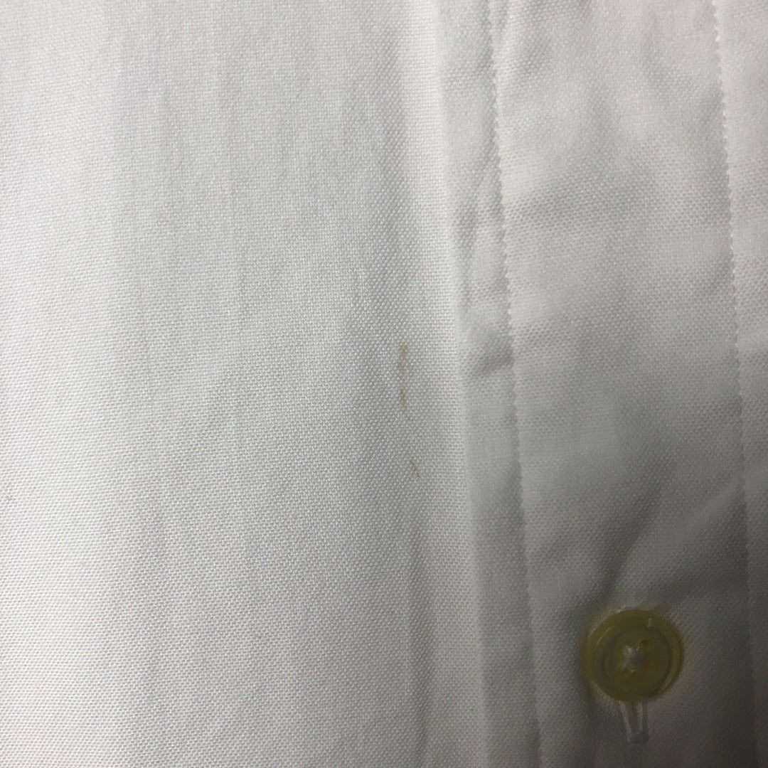 Ralph Lauren Classic Fit Long Sleeve Button Down Shirt, Men's Size L cotton white type Vintage Second Hand