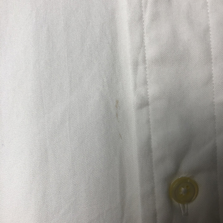 Ralph Lauren Classic Fit Long Sleeve Button Down Shirt, Men's Size L cotton white type Vintage Second Hand