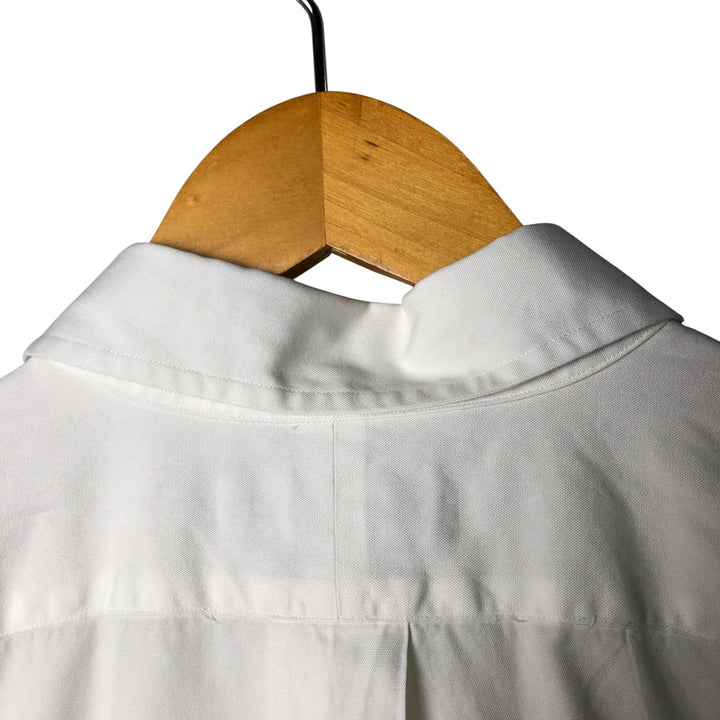 Ralph Lauren Classic Fit Long Sleeve Button Down Shirt, Men's Size L cotton white type Vintage Second Hand