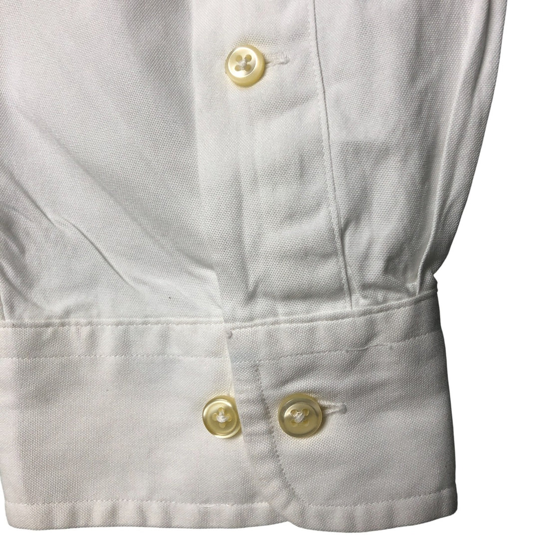 Ralph Lauren Classic Fit Long Sleeve Button Down Shirt, Men's Size L cotton white type Vintage Second Hand