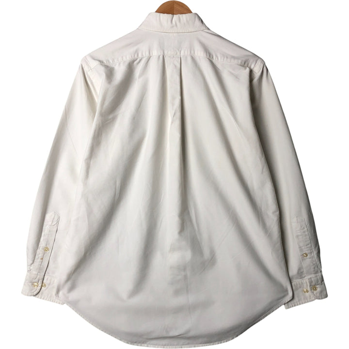 Ralph Lauren Classic Fit long sleeve button down shirt, men's size M cotton white type Vintage Second Hand