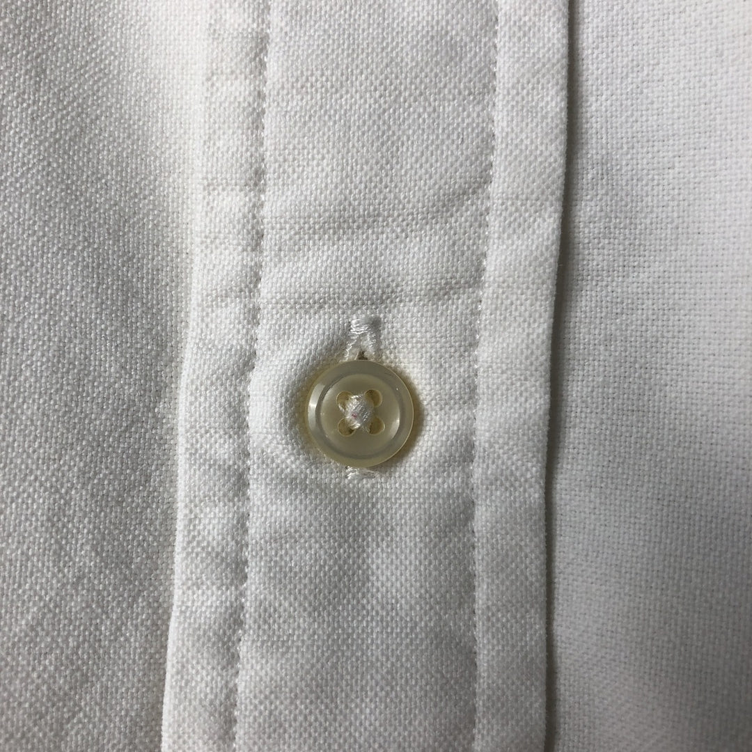 Ralph Lauren Classic Fit long sleeve button down shirt, men's size M cotton white type Vintage Second Hand