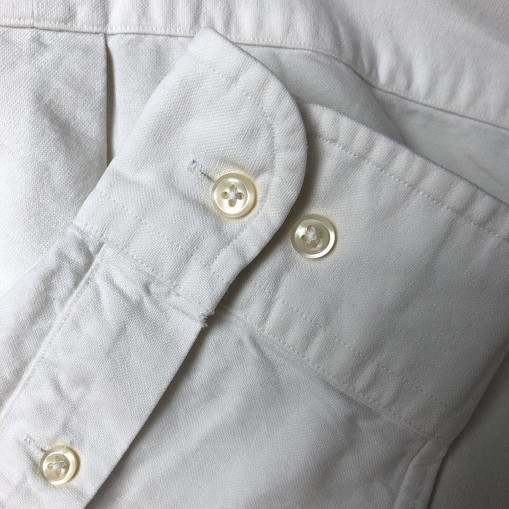Ralph Lauren Classic Fit long sleeve button down shirt, men's size M cotton white type Vintage Second Hand