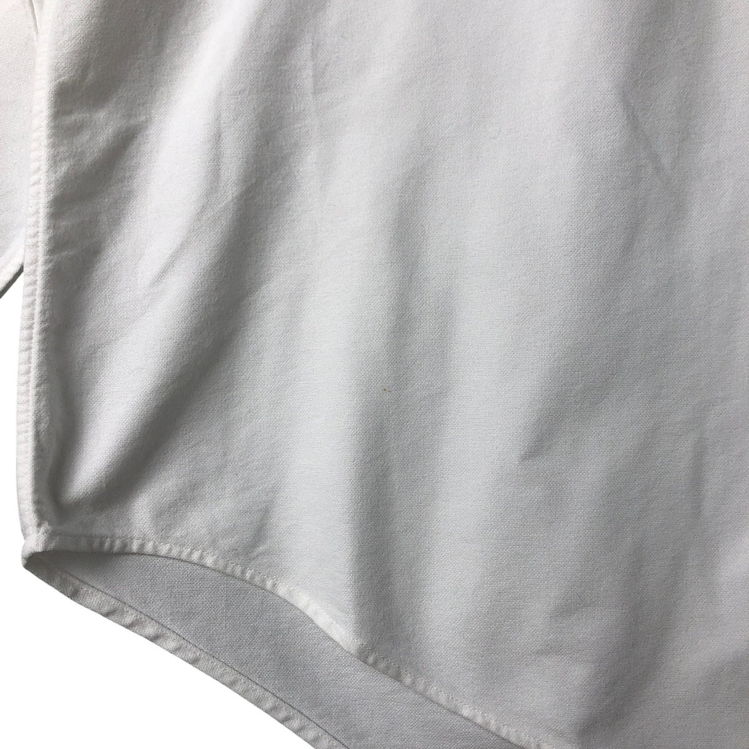 Ralph Lauren YARMOUTH long sleeve button down shirt, men's size M cotton white type Vintage Second Hand