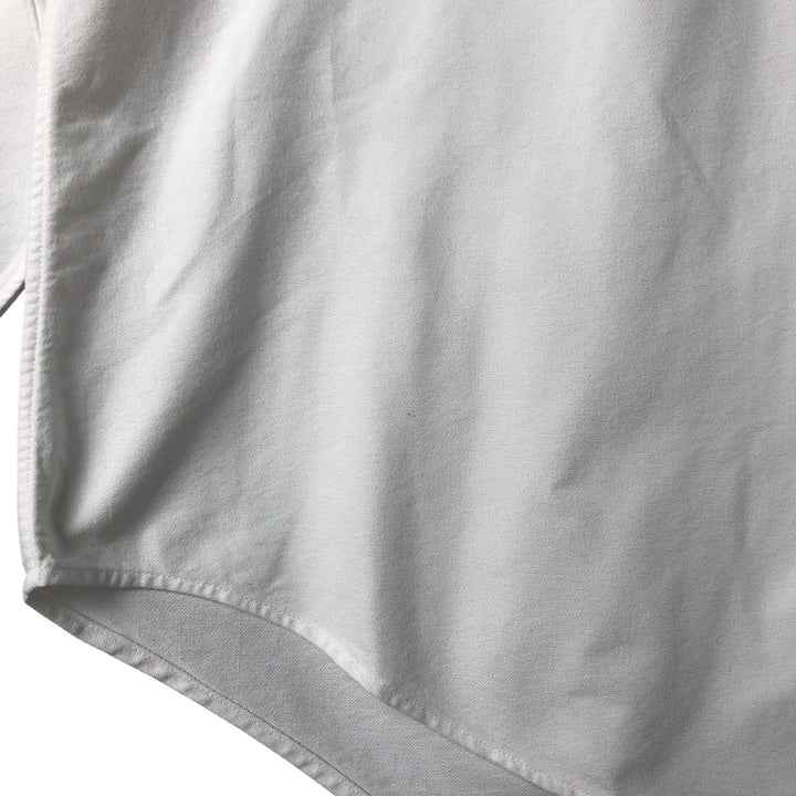 Ralph Lauren YARMOUTH long sleeve button down shirt, men's size M cotton white type Vintage Second Hand