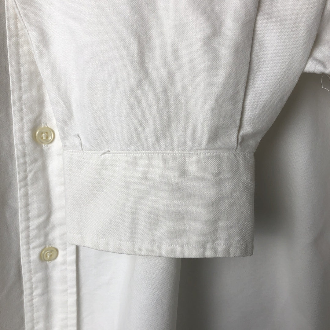 Ralph Lauren BLAKE long sleeve button down shirt, men's XL size cotton white type Vintage Second Hand