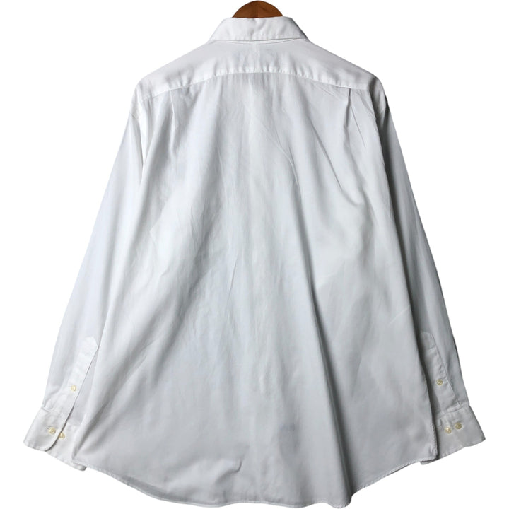 Ralph Lauren POLO by Ralph Lauren CURHAM long-sleeved cotton shirt, men's size XL cotton white type Vintage Second Hand