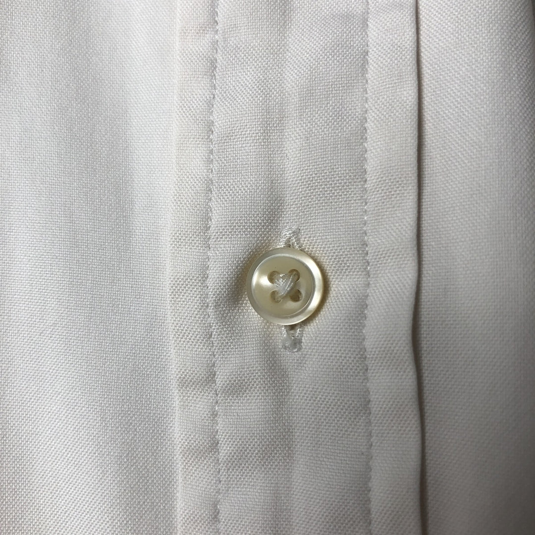 Ralph Lauren Classic Fit Long Sleeve Button Down Shirt, Men's Size L cotton white type Vintage Second Hand