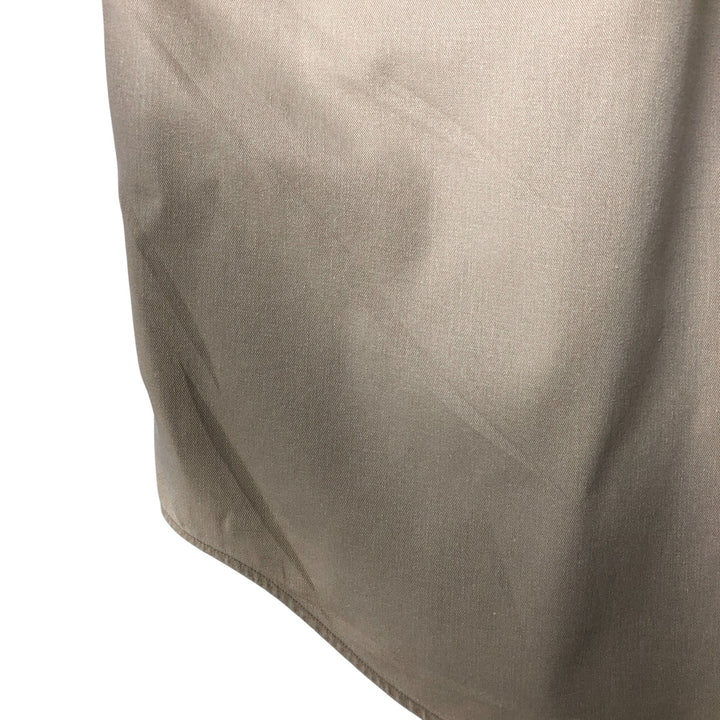 Ralph Lauren BLAIRE long sleeve button down shirt, men's XL size cotton beige type brown Vintage Second Hand