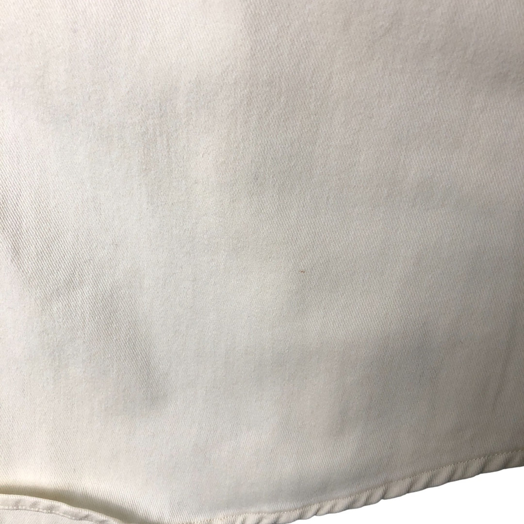 Ralph Lauren BLAKE long sleeve button down shirt, men's XL size cotton ivory Vintage Second Hand
