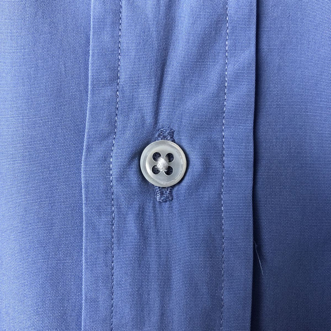 Ralph Lauren POLO by Ralph Lauren CHATFIELD long-sleeved cotton shirt, men's size XL cotton Blue type light blue Vintage Second Hand