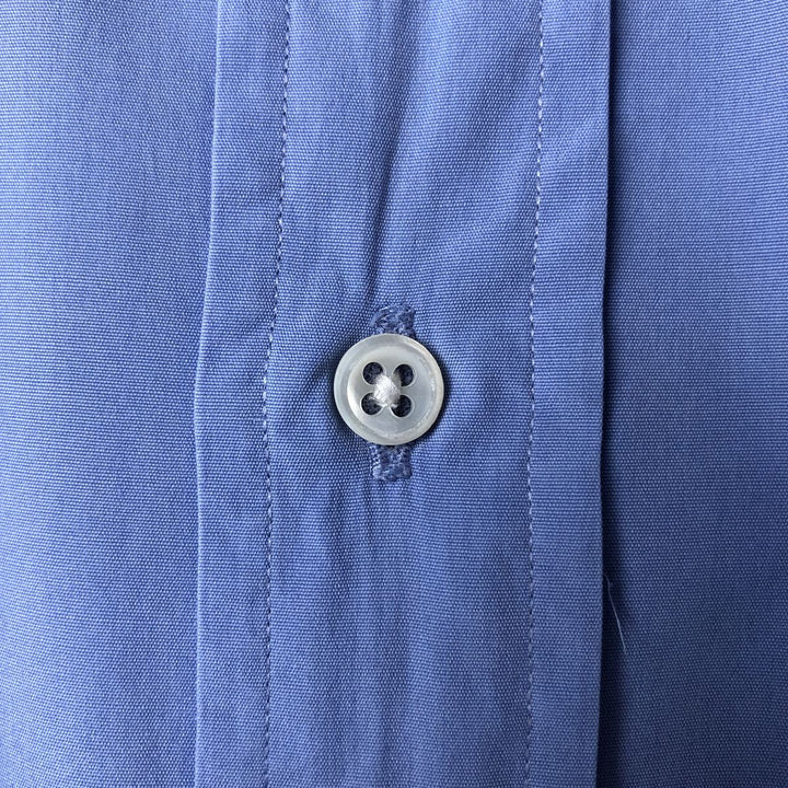 Ralph Lauren POLO by Ralph Lauren CHATFIELD long-sleeved cotton shirt, men's size XL cotton Blue type light blue Vintage Second Hand
