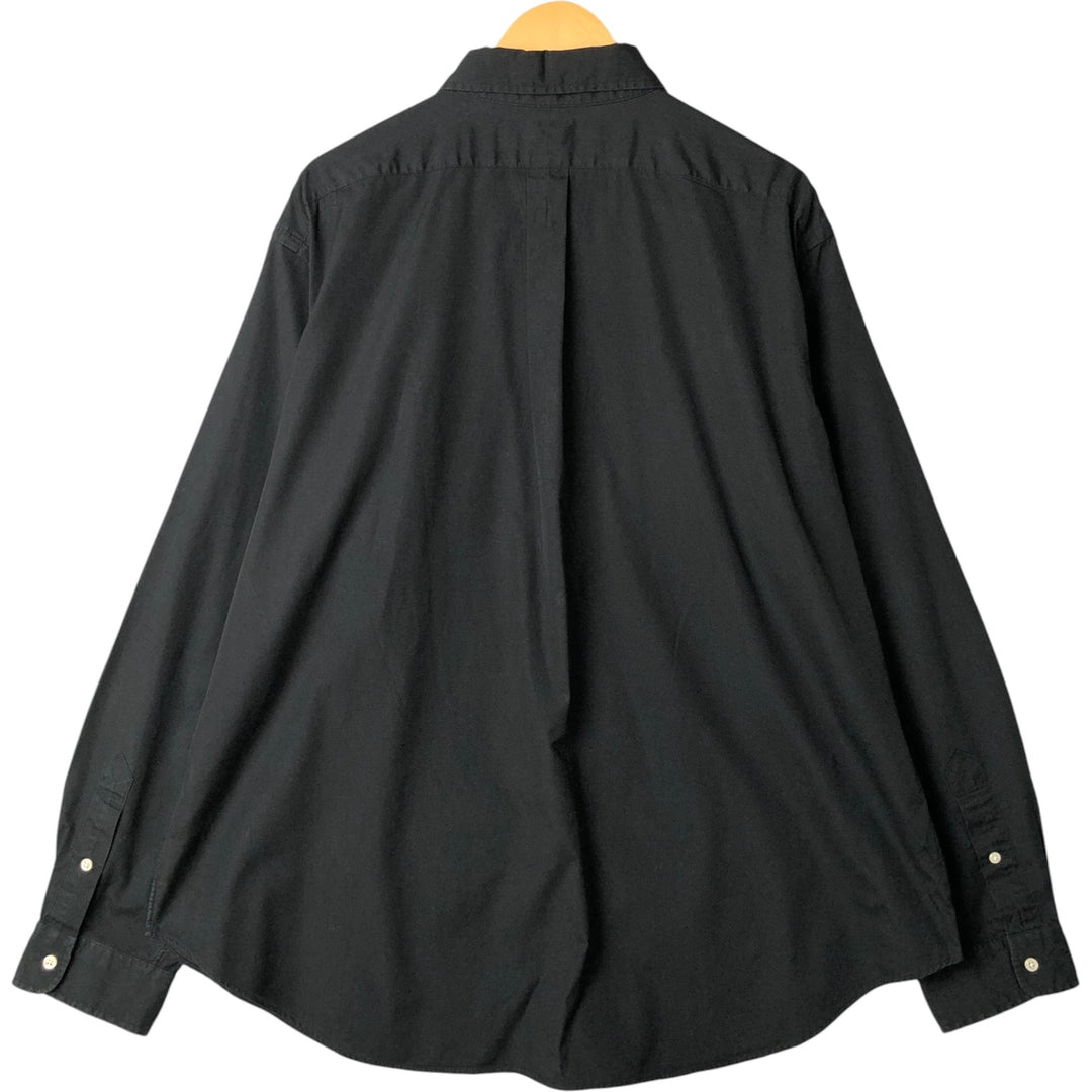 Ralph Lauren Classic Fit Long Sleeve Button Down Shirt Men's XL cotton black type Vintage Second Hand