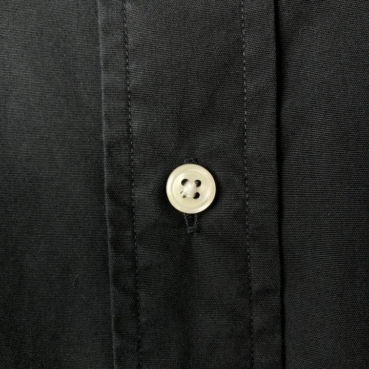 Ralph Lauren Classic Fit Long Sleeve Button Down Shirt Men's XL cotton black type Vintage Second Hand