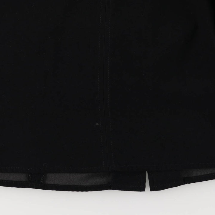 Talbots PETITES Stretch Long Sleeve Polyester Box Shirt, Women's Size Medium polyester black type Vintage Second Hand