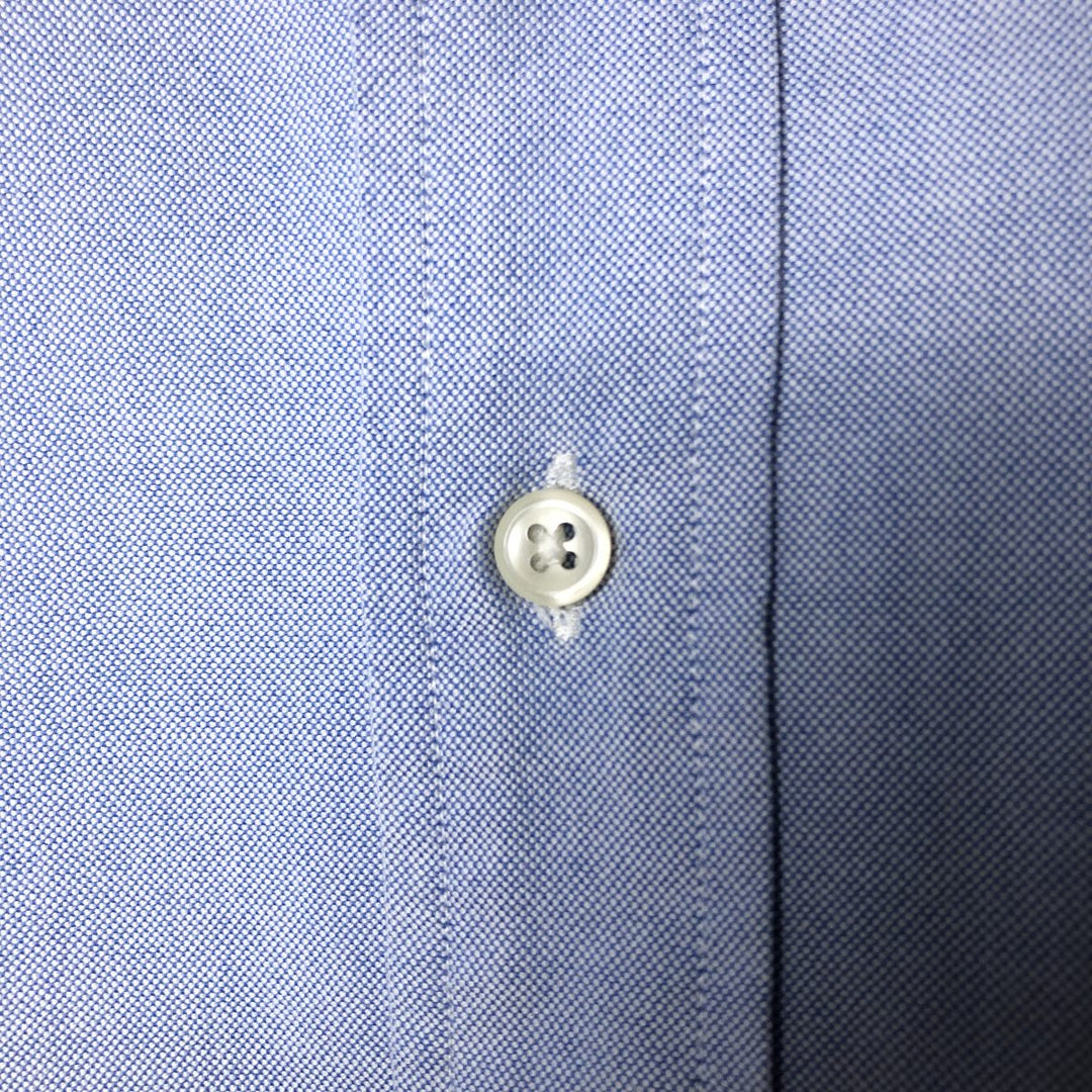 Ralph Lauren YARMOUTH long sleeve button down shirt, men's size M cotton Blue type light blue Vintage Second Hand