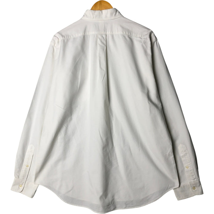 Ralph Lauren Classic Fit Long Sleeve Button Down Shirt, Men's Size L cotton white type Vintage Second Hand