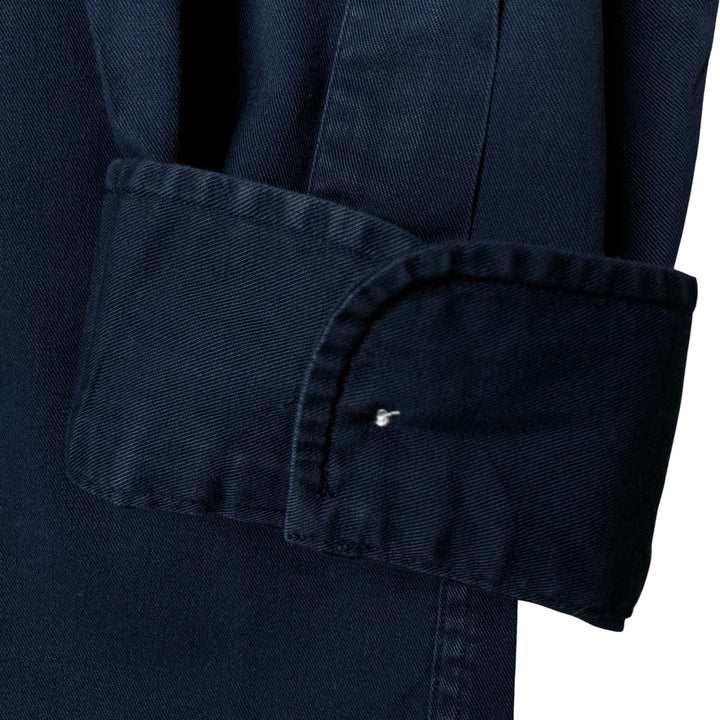 Ralph Lauren BLAIRE long sleeve button down shirt, men's XL size cotton navy blue type Vintage Second Hand
