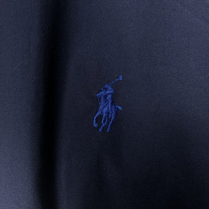 Ralph Lauren long sleeve button down shirt, men's XL size cotton navy blue type Vintage Second Hand
