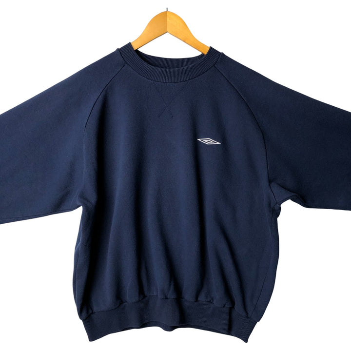 2000'S Umbro One-Point Logo Sweatshirt, Men's XL polyester navy blue type Vintage Second Hand