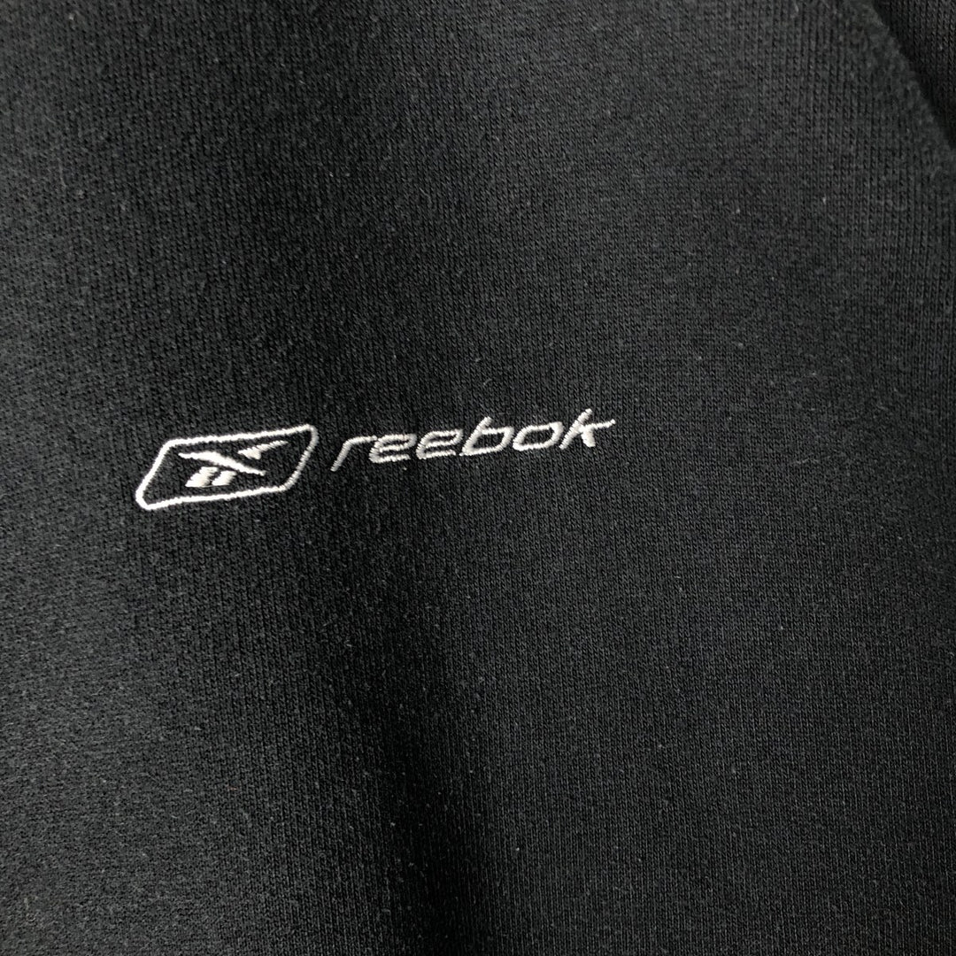 Reebok One-Point Logo Sweatshirt, Men's XL cotton black type Vintage Second Hand