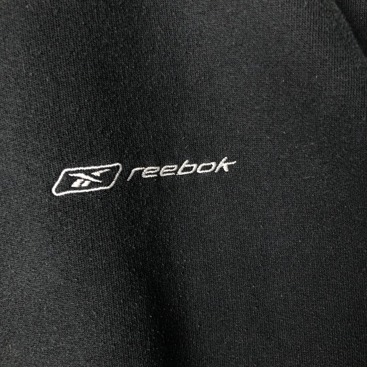 Reebok One-Point Logo Sweatshirt, Men's XL cotton black type Vintage Second Hand