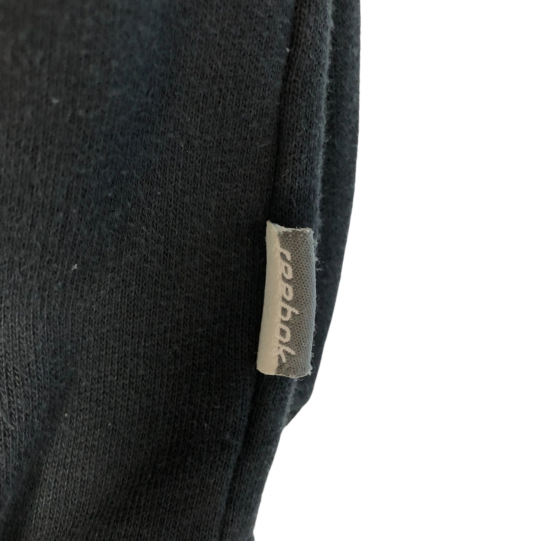 Reebok One-Point Logo Sweatshirt, Men's XL cotton black type Vintage Second Hand