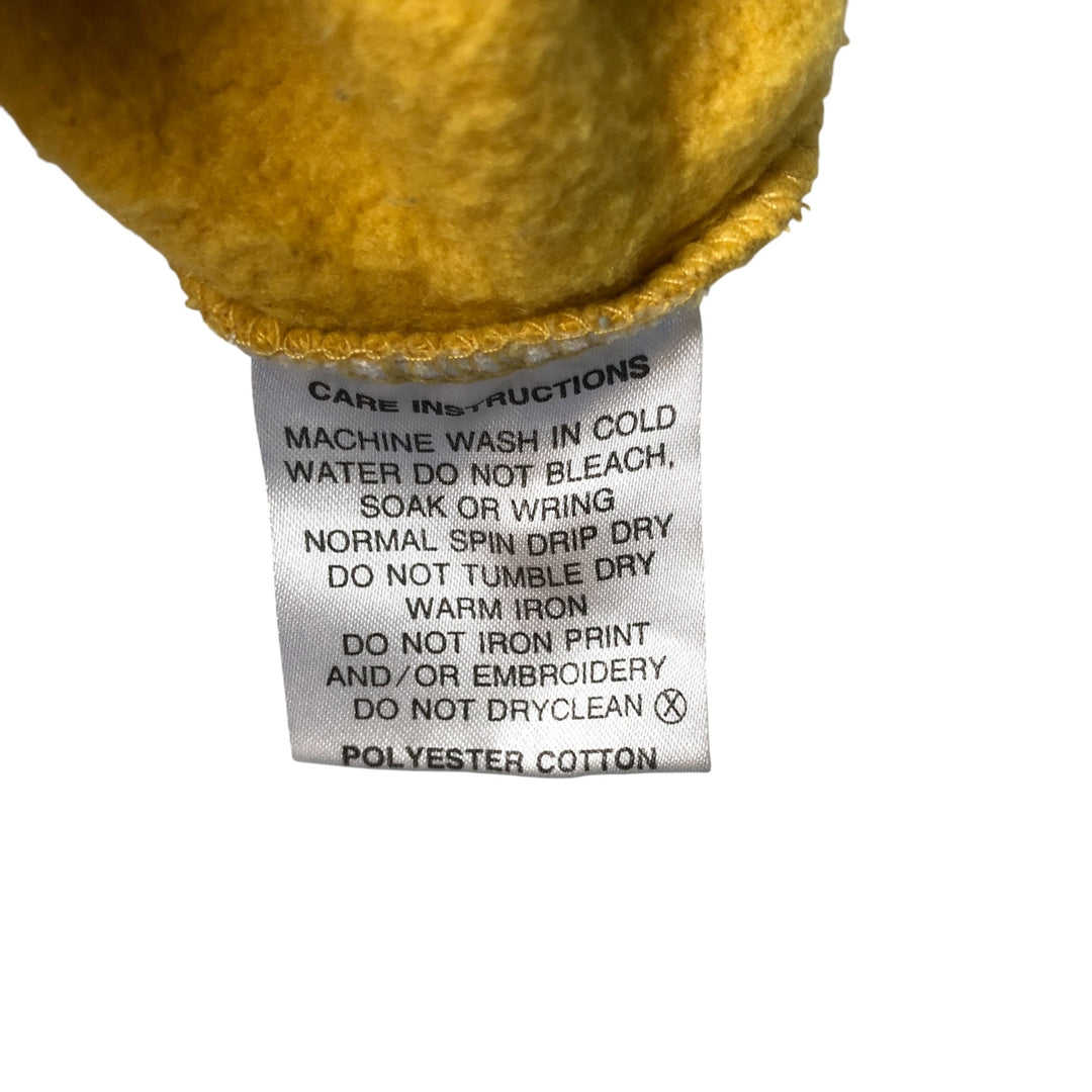 2000'S Reebok logo sweatshirt, men's size XL cotton yellow type Vintage Second Hand