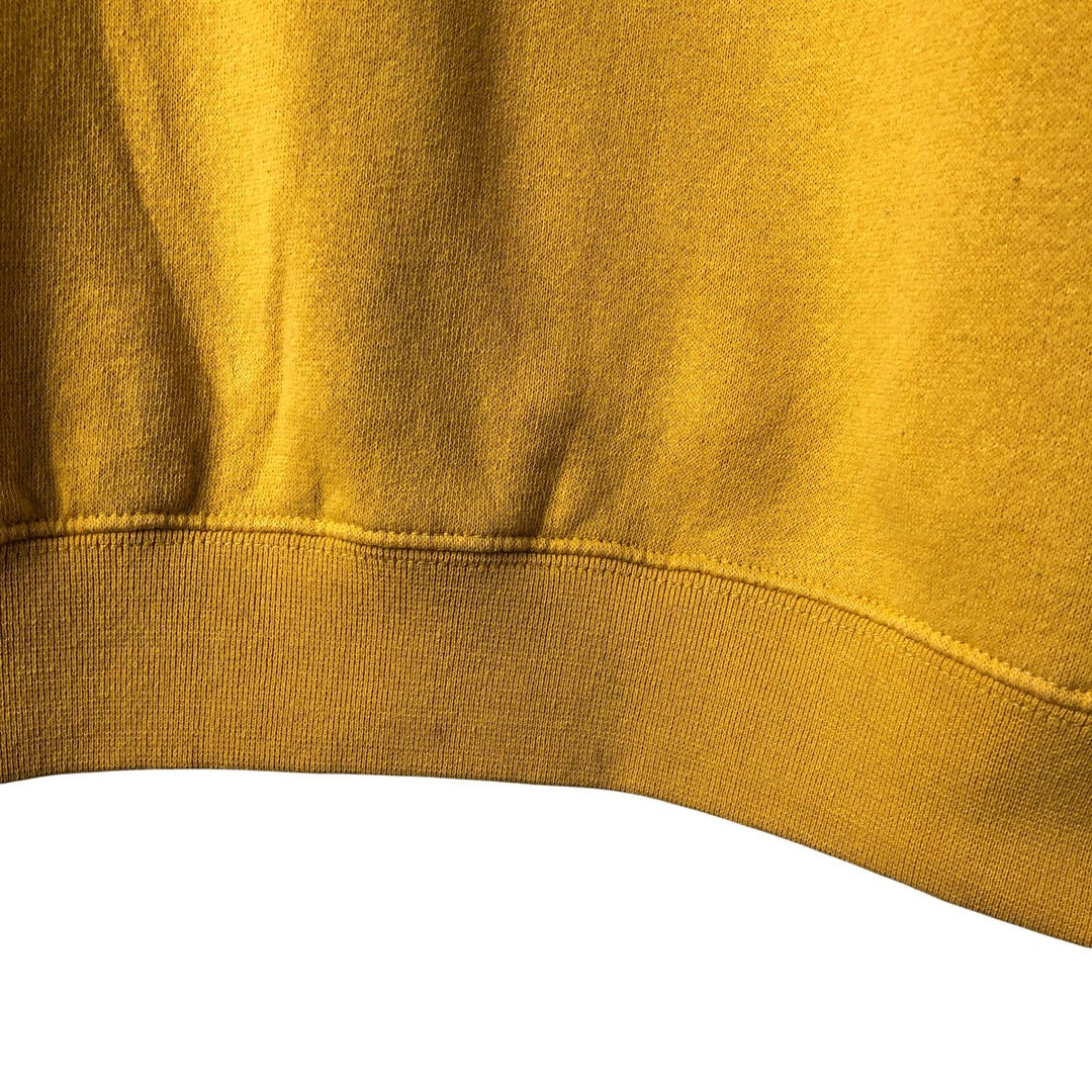 2000'S Reebok logo sweatshirt, men's size XL cotton yellow type Vintage Second Hand