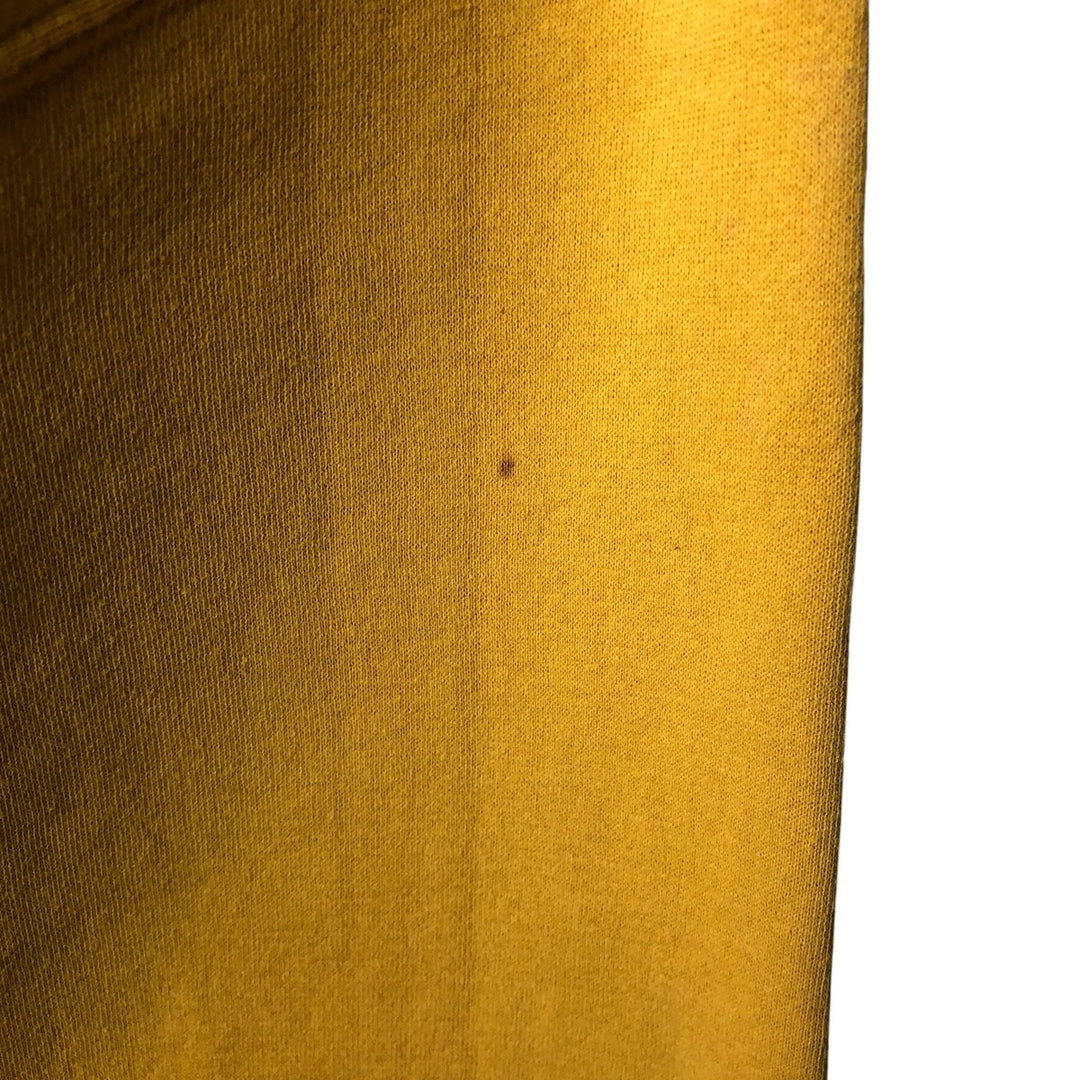 2000'S Reebok logo sweatshirt, men's size XL cotton yellow type Vintage Second Hand