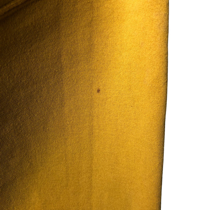 2000'S Reebok logo sweatshirt, men's size XL cotton yellow type Vintage Second Hand