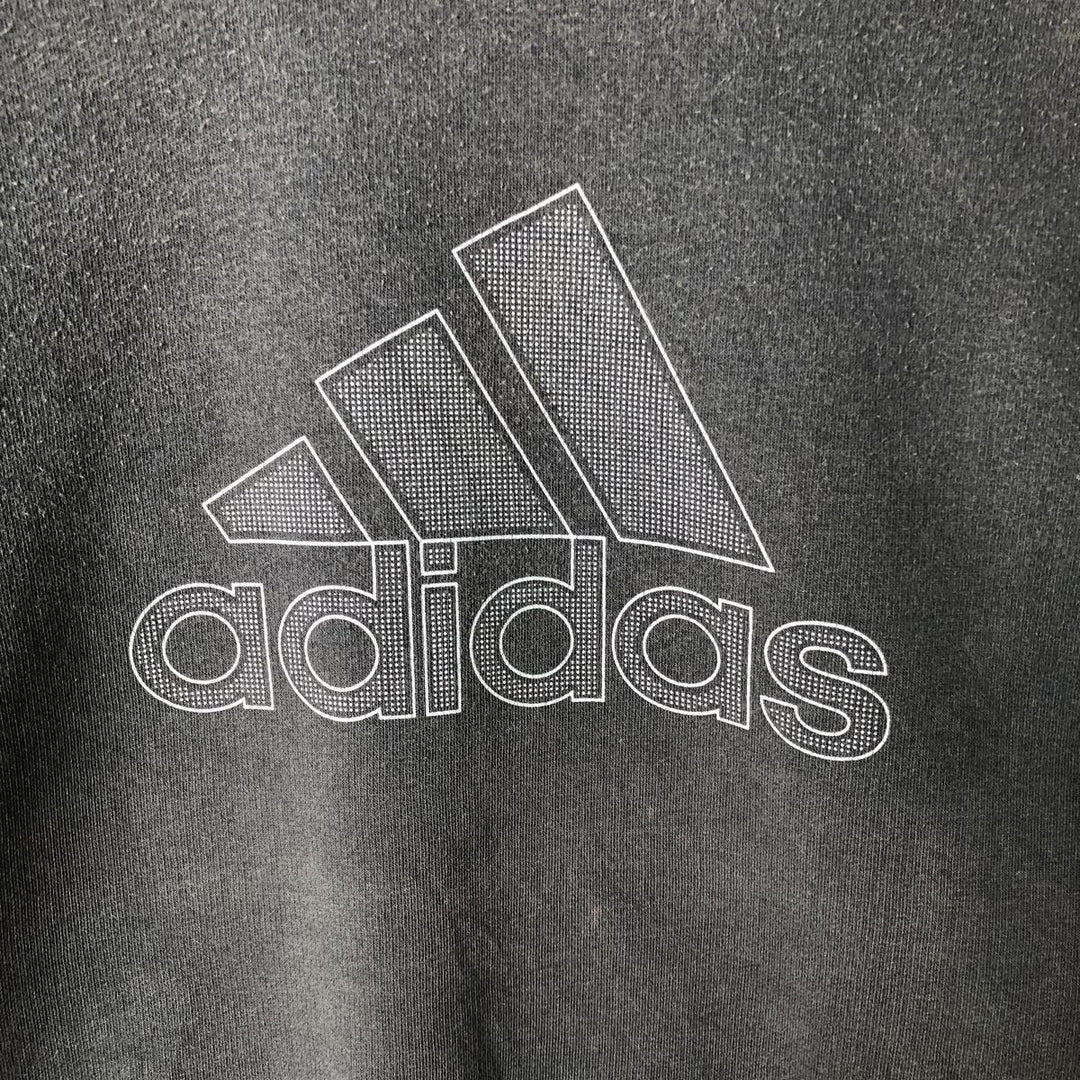 Vintage Adidas logo sweatshirt, size M, men's cotton navy blue type Vintage Second Hand