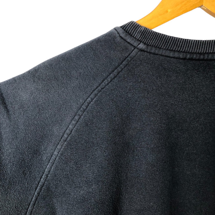 Vintage Adidas logo sweatshirt, size M, men's cotton navy blue type Vintage Second Hand