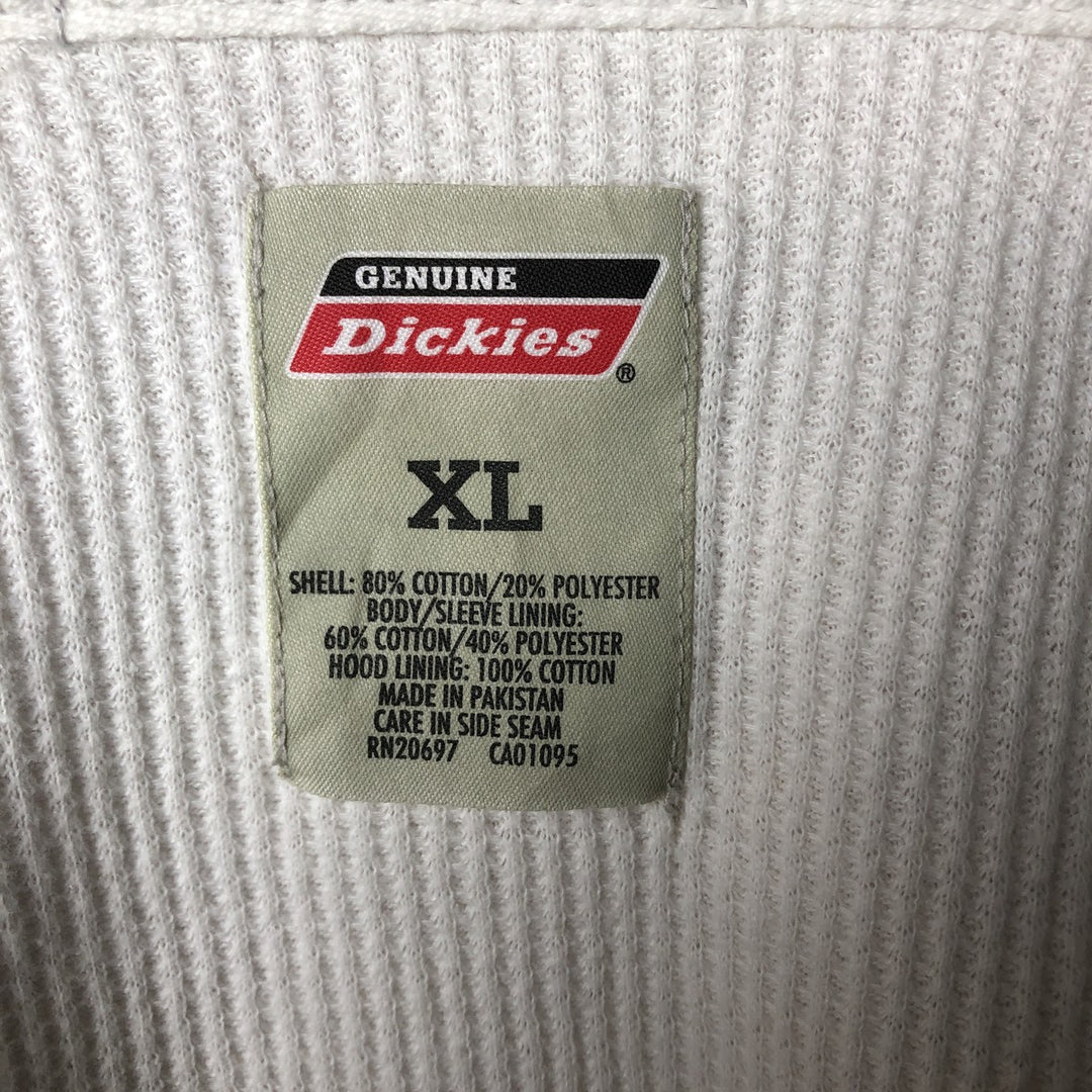 Dickies Sweat Full Zip Hoodie Men's XL cotton coral Vintage Second Hand