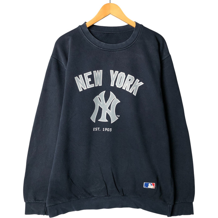 MLB New York Yankees Logo Sweatshirt, Men's Size XL unclear navy blue type Vintage Second Hand
