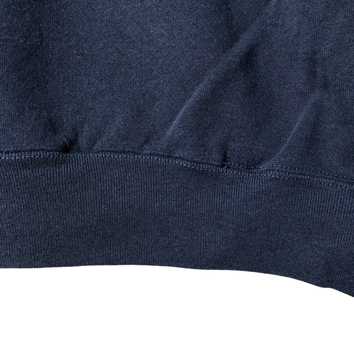 90'S SATURDAY'S HERO Notre Dame University College Sweatshirt, Made in USA, Men's Size XL cotton navy blue type Vintage Second Hand