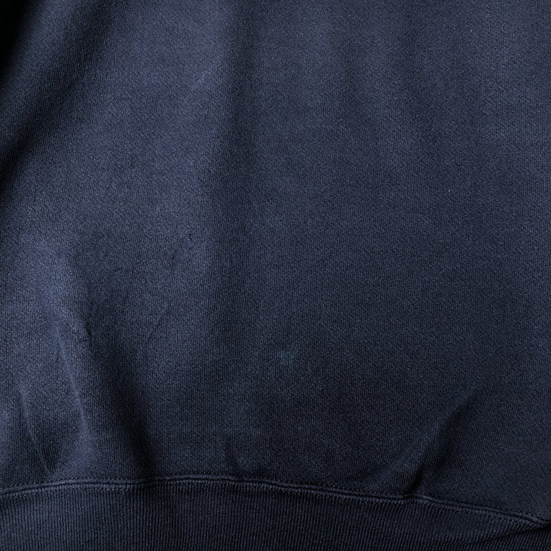 Vintage 90'S GENUS MICHIGAN college sweatshirt, made in the USA, men's size XL cotton navy blue type Vintage Second Hand