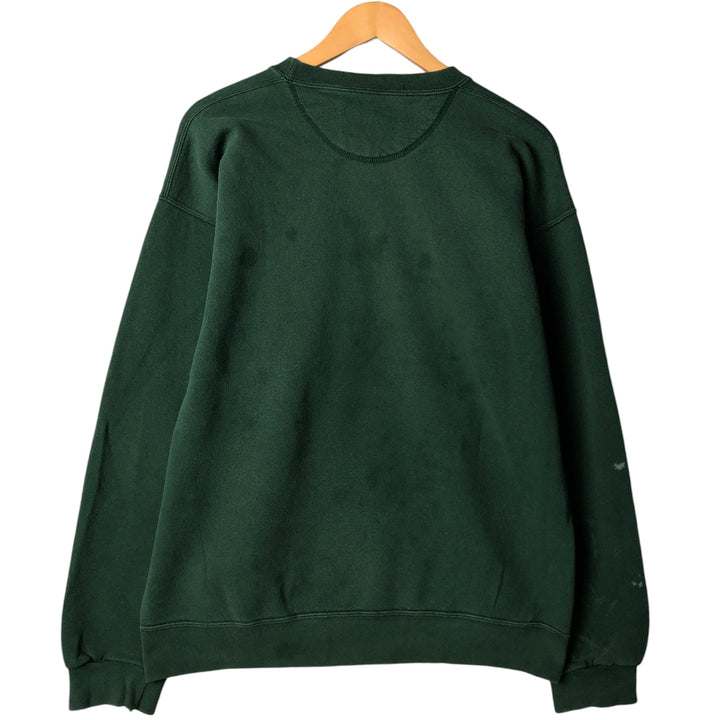 Vintage OARSMAN college sweatshirt, made in the USA, size L, men's size L cotton green type Vintage Second Hand